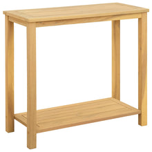 Tuin Console Tafel met opslag Licht acacia 80 x 35 x 75 cm