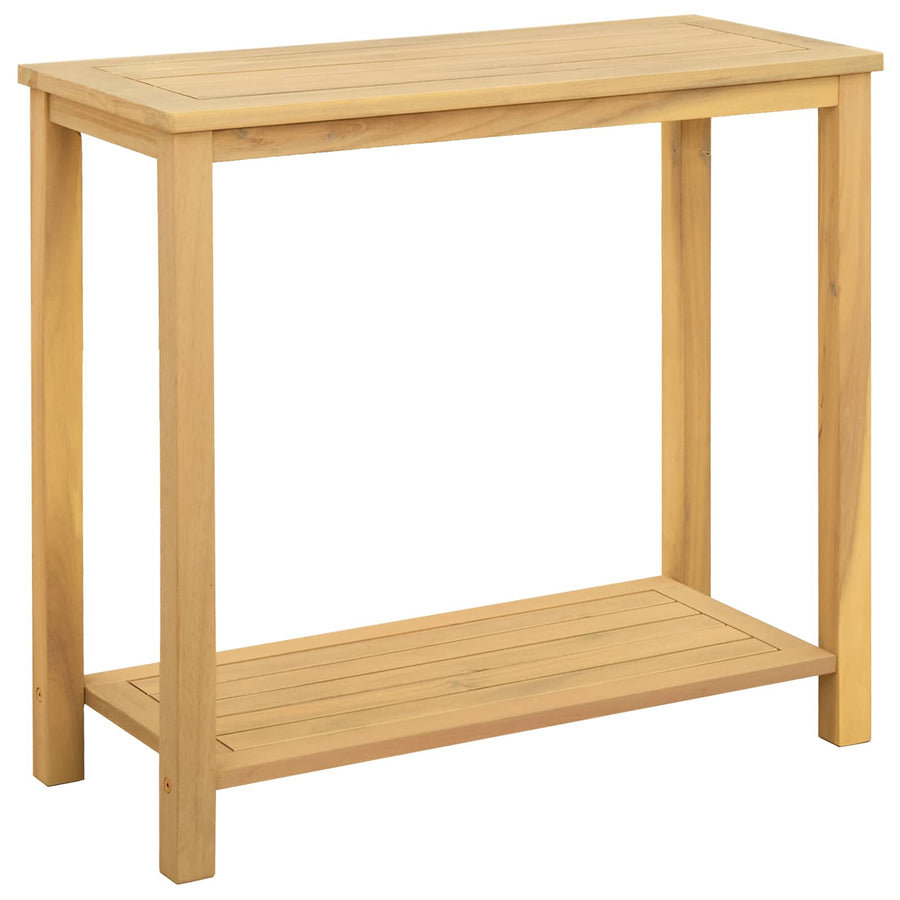 Tuin Console Tafel met opslag Licht acacia 80 x 35 x 75 cm