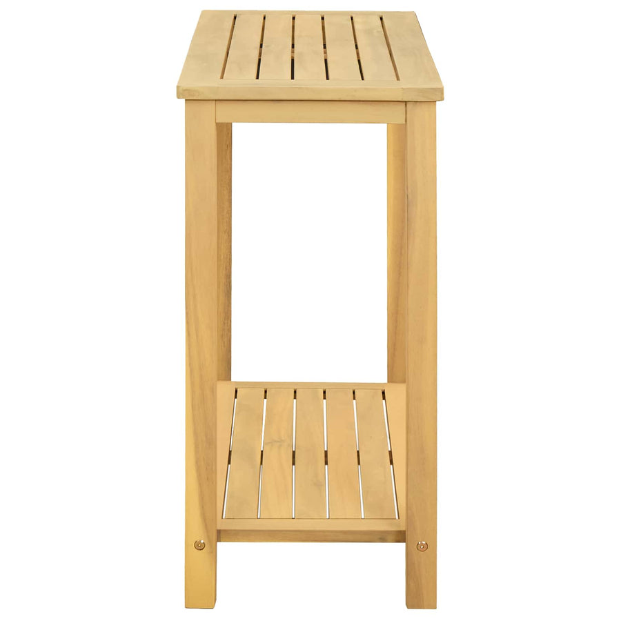 Tuin Console Tafel met opslag Licht acacia 80 x 35 x 75 cm