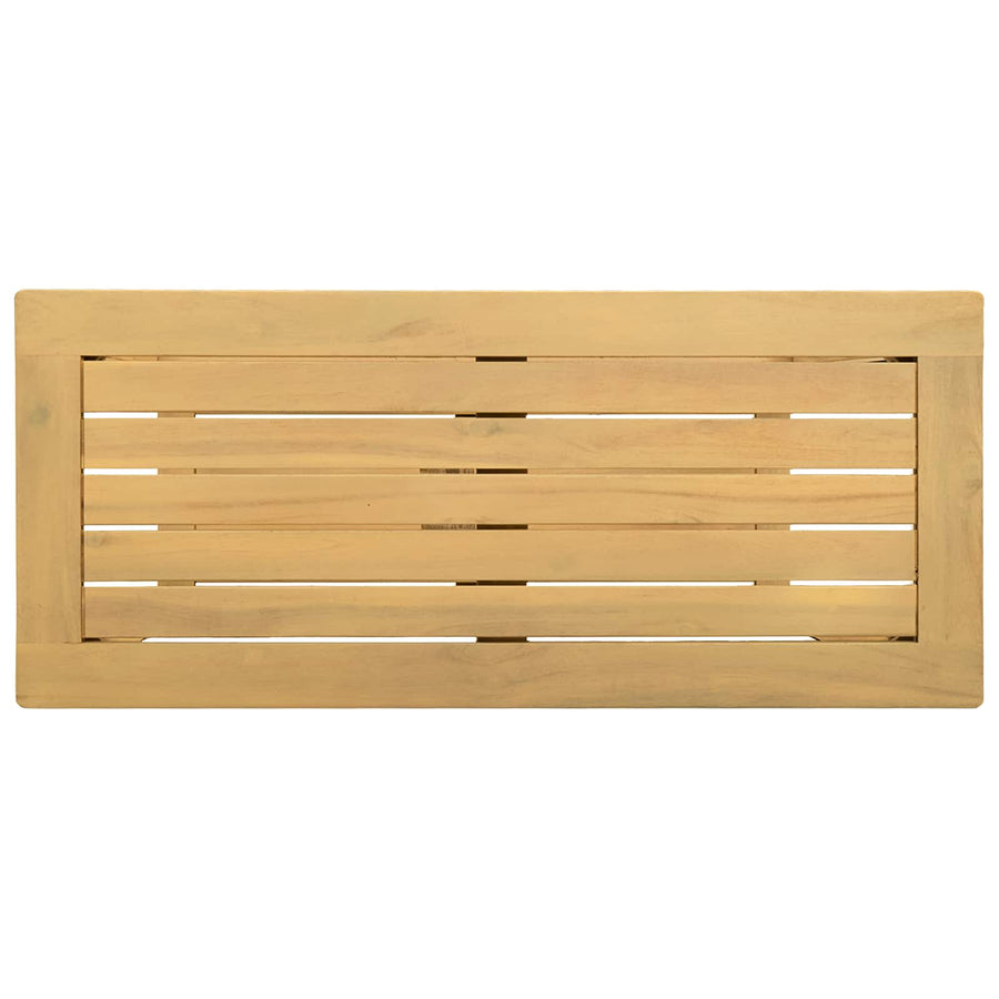 Tuin Console Tafel met opslag Licht acacia 80 x 35 x 75 cm