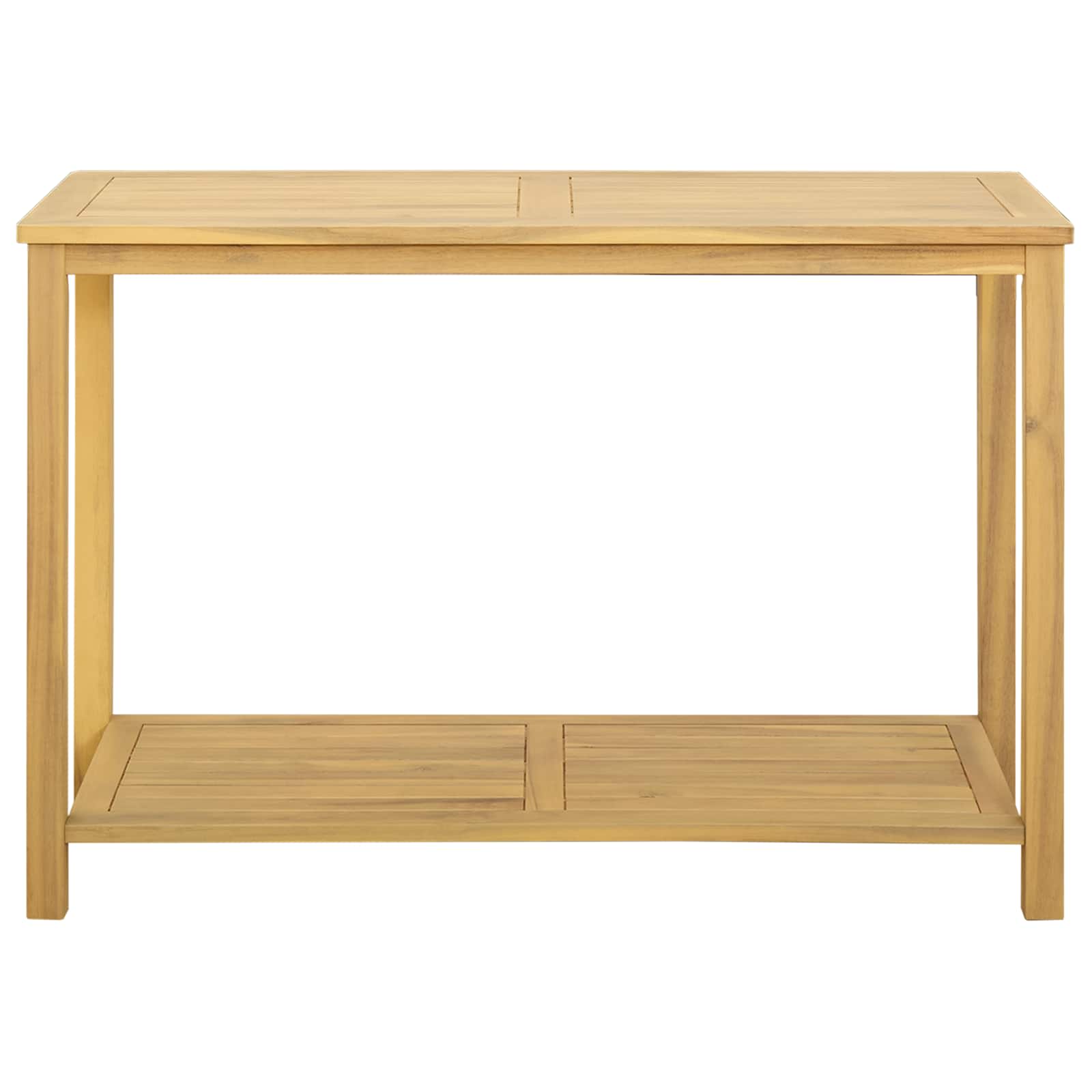 Tuin Console Tafel Licht acacia 110 x 40 x 75 cm
