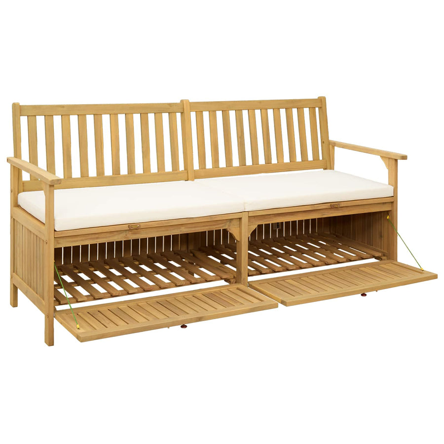 Opslagbank met kussen met opslag met de deur 170 x 63 x 84 cm