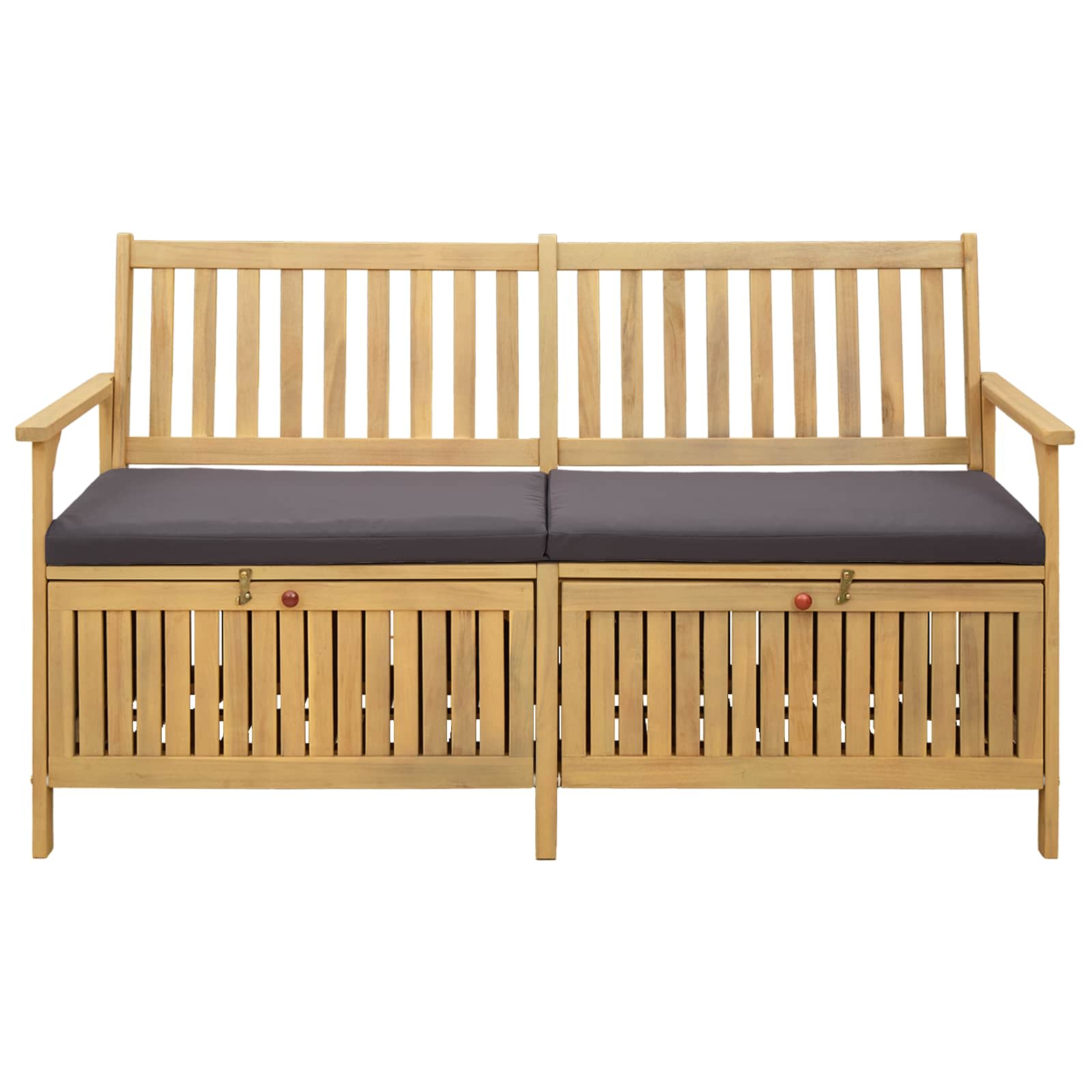 Opslagbank met kussen met opslag met de deur 148 x 63 x 84 cm