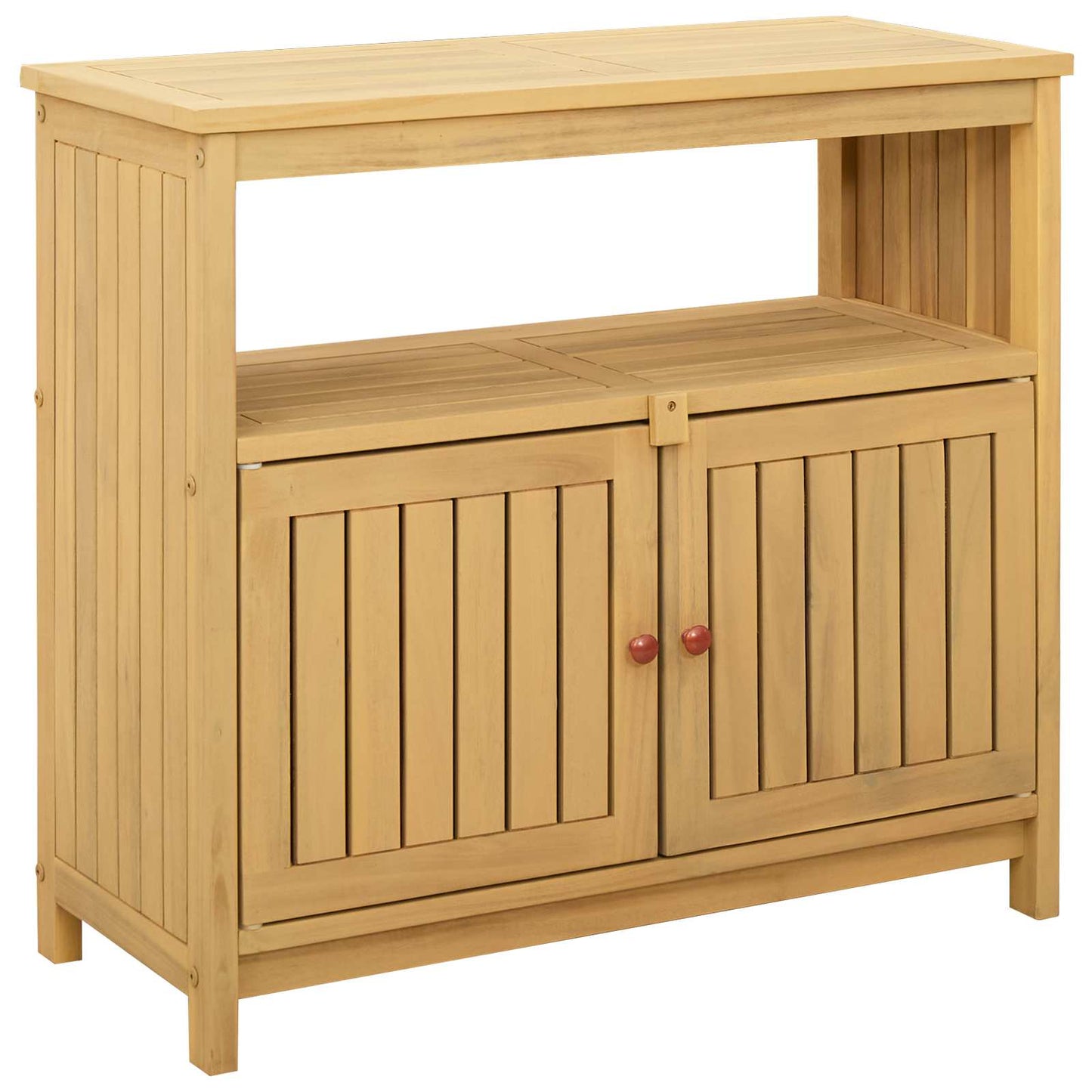 Tuin Console Tafel Licht acacia 80 x 35 x 75 cm