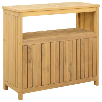 Tuin Console Tafel Licht acacia 80 x 35 x 75 cm