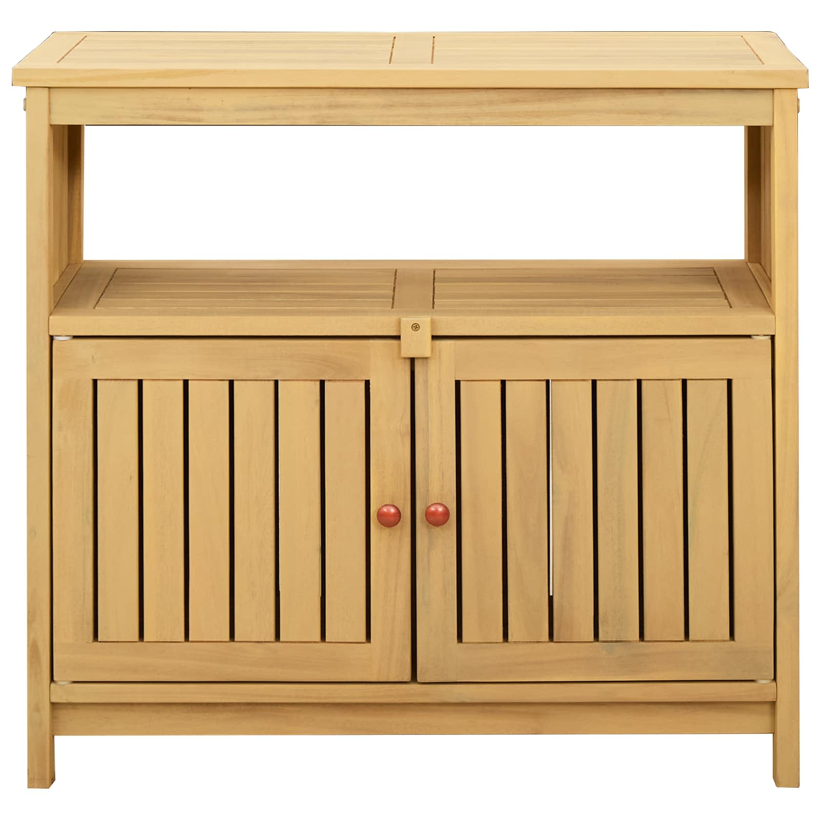 Tuin Console Tafel Licht acacia 80 x 35 x 75 cm