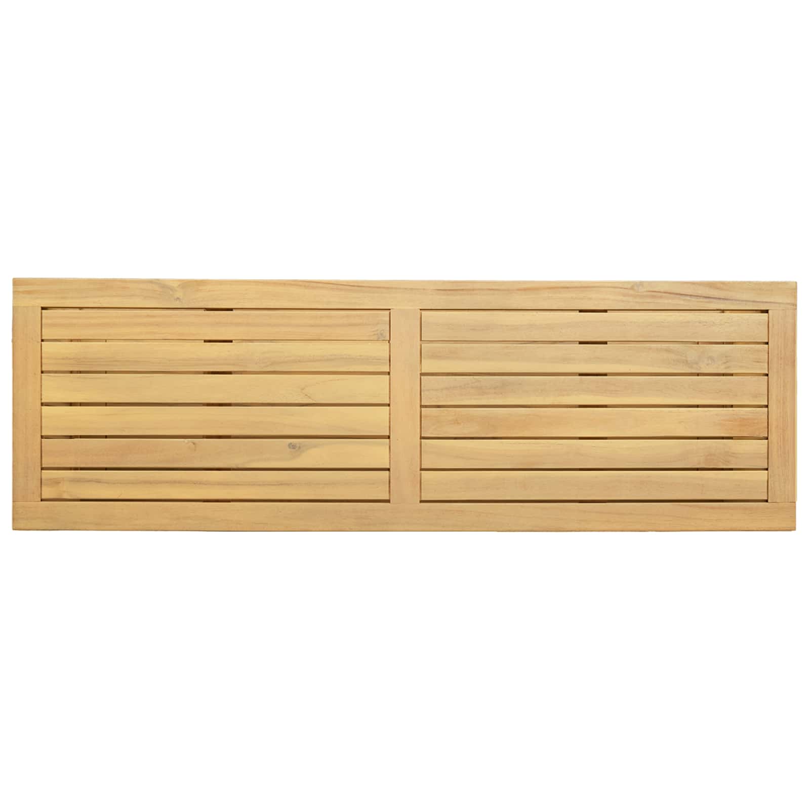 Tuin Console Tafel met opslag Licht acacia 110 x 35 x 75 cm
