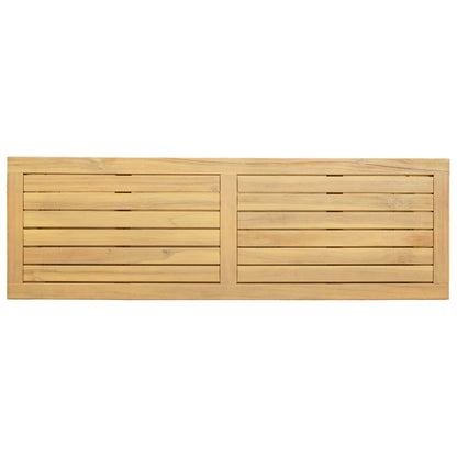 Tuin Console Tafel met opslag Licht acacia 110 x 35 x 75 cm