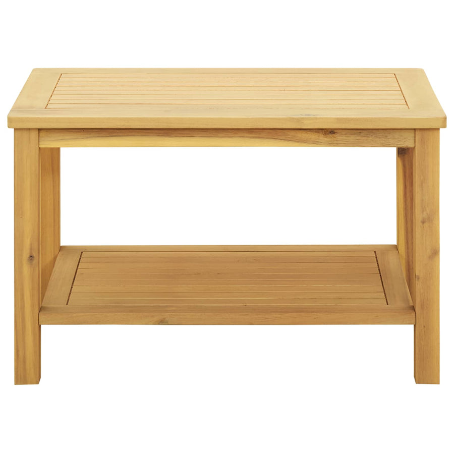 Bijzettafel Olie naturel 70 x 40 x 45 cm Massief Acaciahout