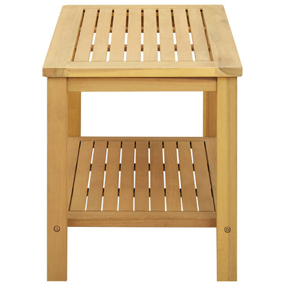 Bijzettafel Olie naturel 70 x 40 x 45 cm Massief Acaciahout