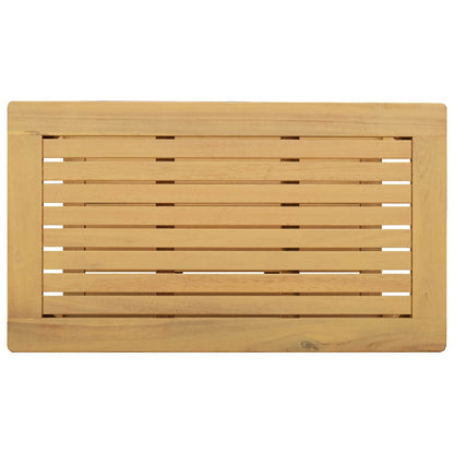 Bijzettafel Olie naturel 70 x 40 x 45 cm Massief Acaciahout