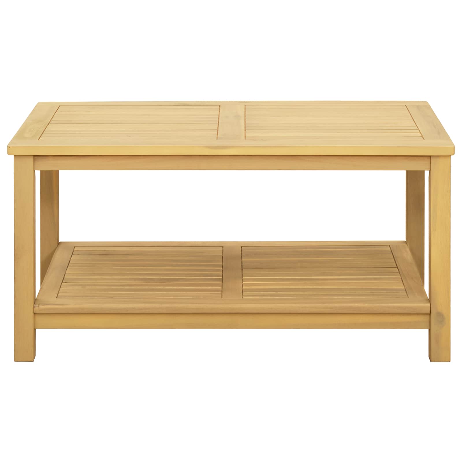 Bijzettafel Olie naturel 90 x 50 x 45 cm Massief Acaciahout