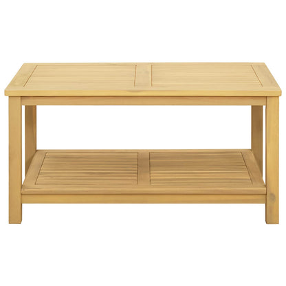 Bijzettafel Olie naturel 90 x 50 x 45 cm Massief Acaciahout