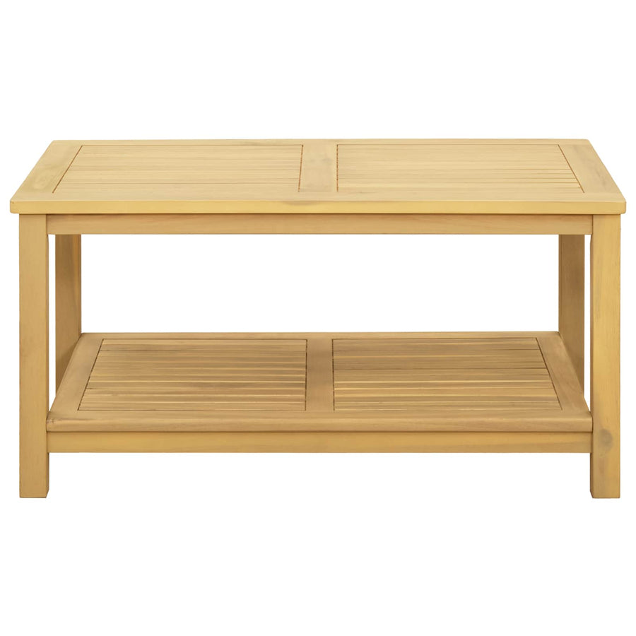 Bijzettafel Olie naturel 90 x 50 x 45 cm Massief Acaciahout