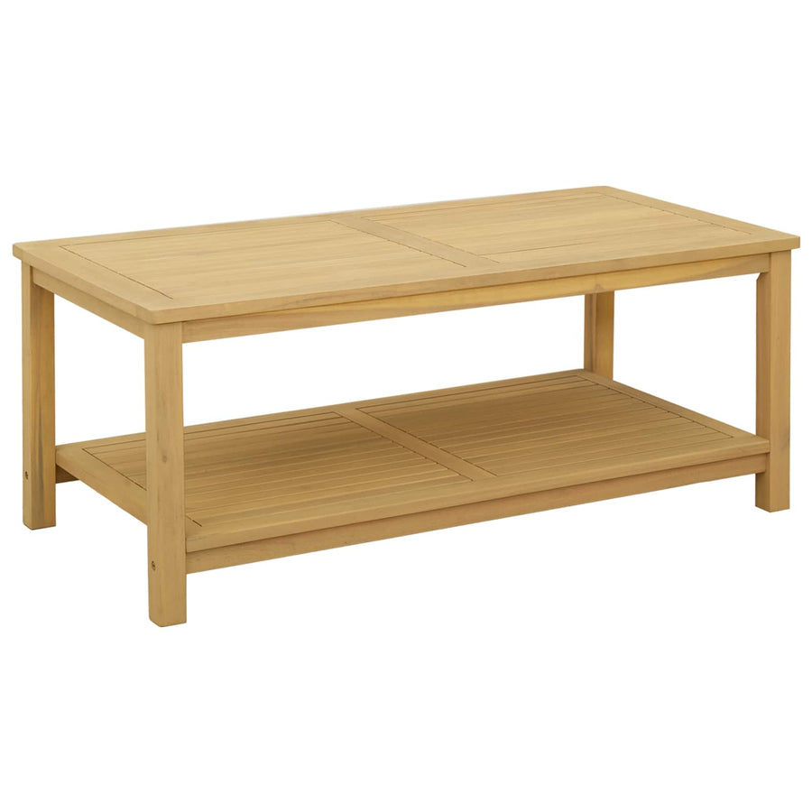 Bijzettafel Olie naturel 110 x 55 x 45 cm Massief Acaciahout