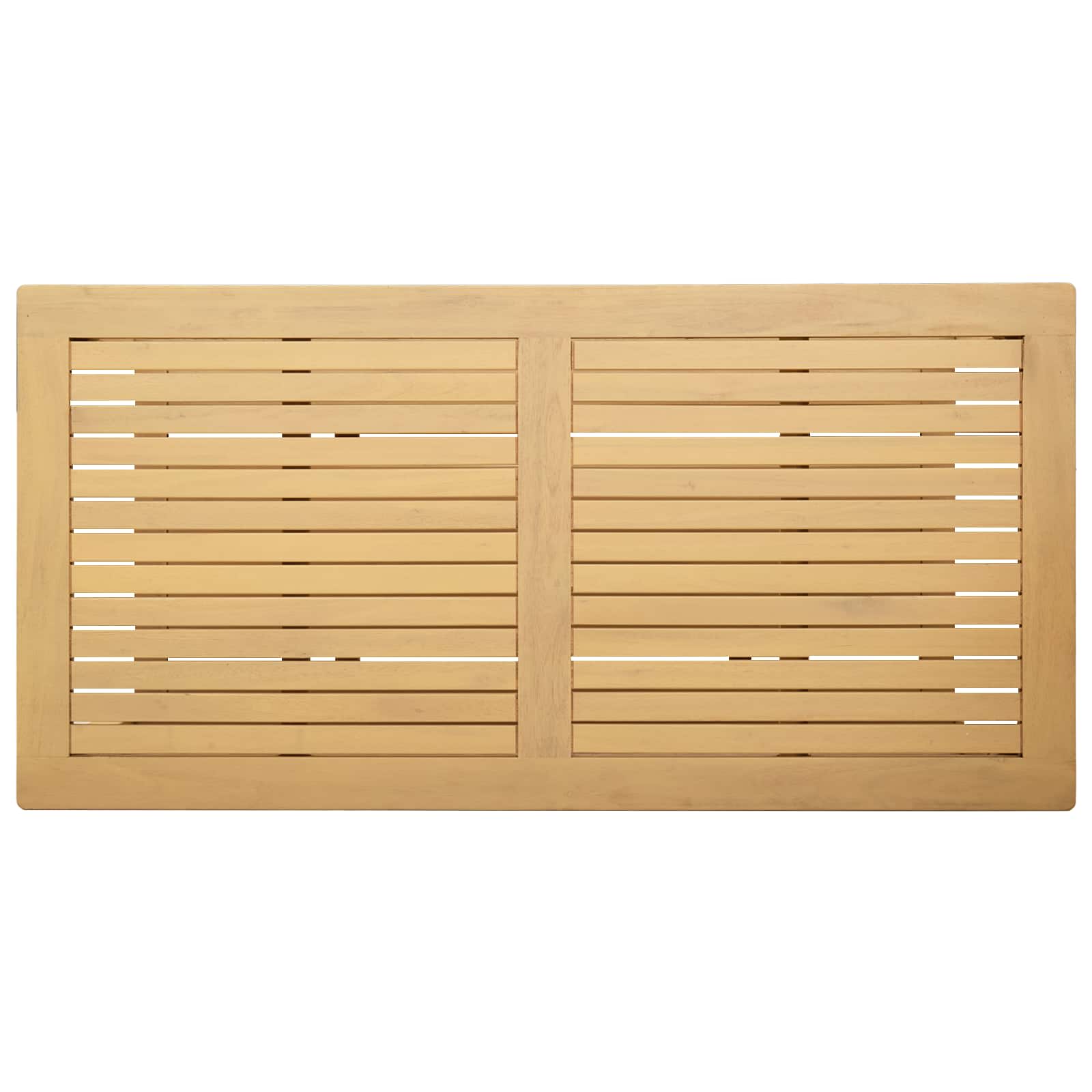 Bijzettafel Olie naturel 110 x 55 x 45 cm Massief Acaciahout