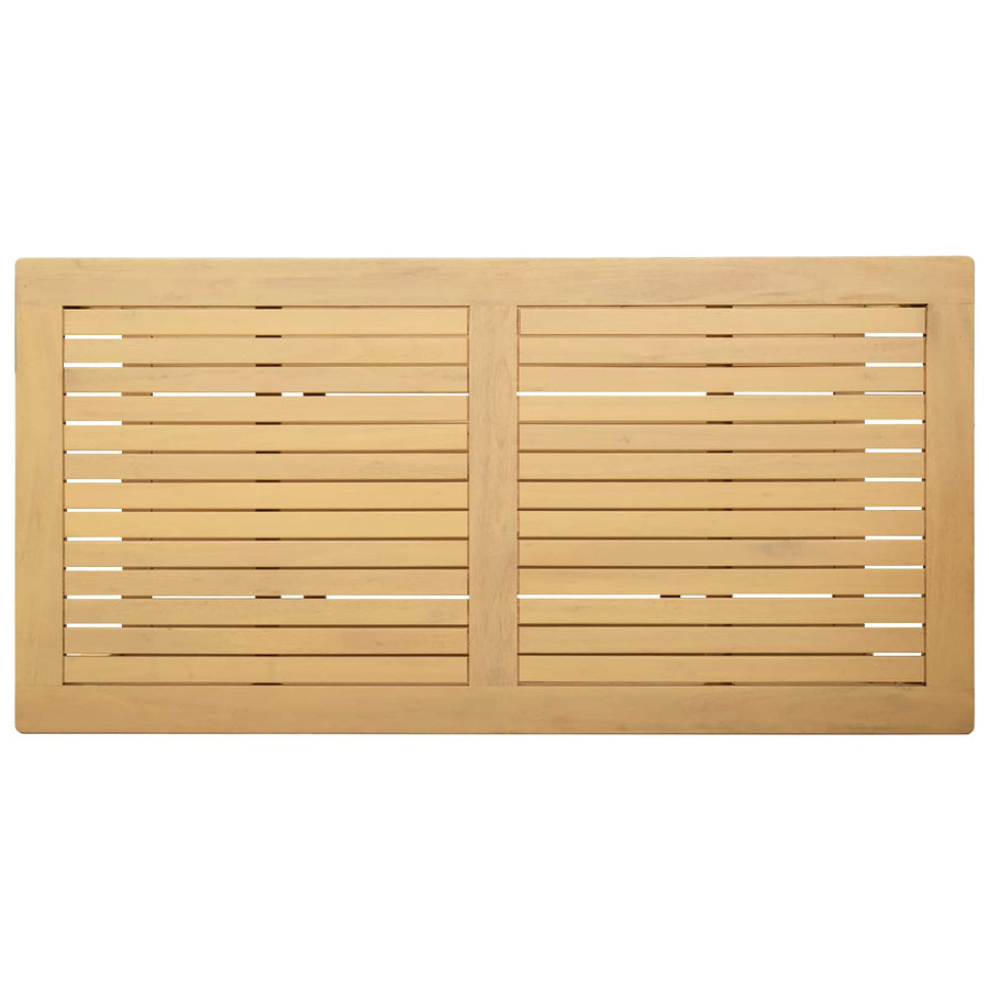 Bijzettafel Olie naturel 110 x 55 x 45 cm Massief Acaciahout