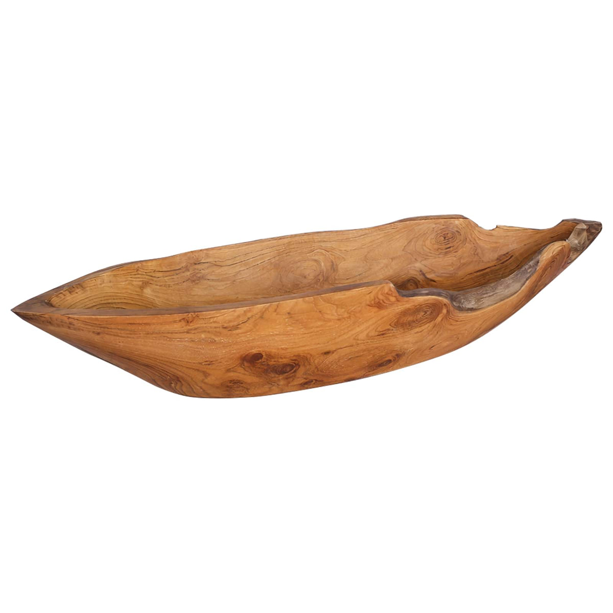 Fruitschaal JEPARA Teakbruin 61 x 21 x 11 cm