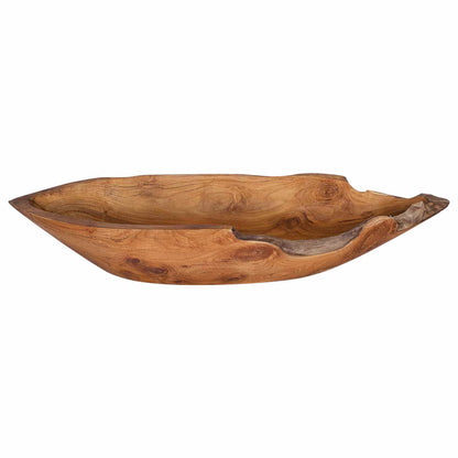 Fruitschaal JEPARA Teakbruin 61 x 21 x 11 cm