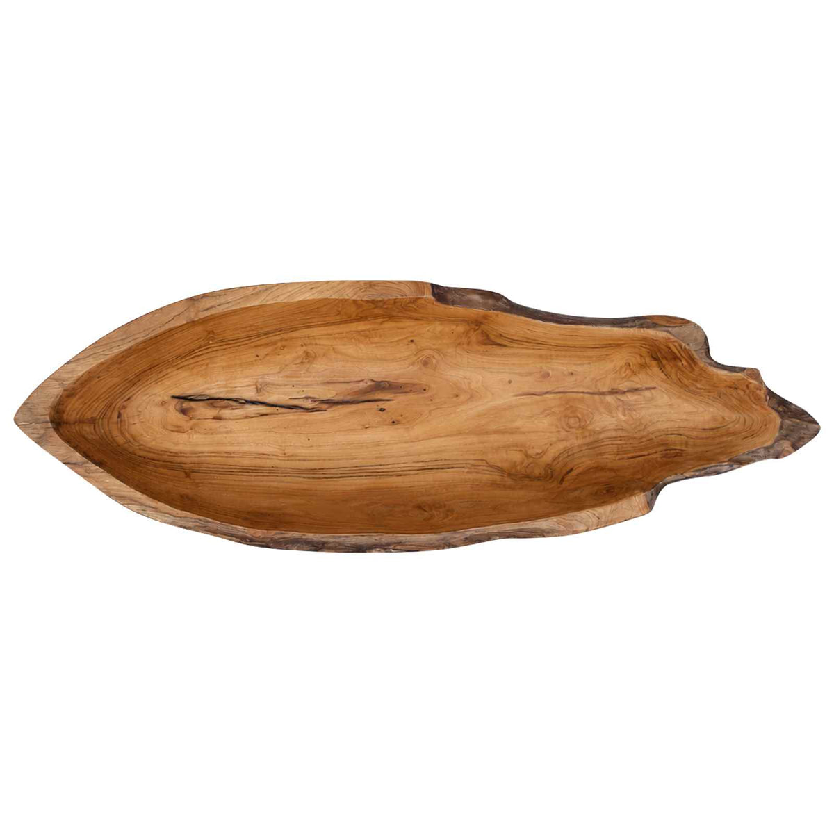 Fruitschaal JEPARA Teakbruin 61 x 21 x 11 cm