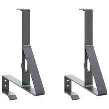 Sneeuwbeveiligingsteun 2 pcs Antraciet 29,5 x 3 x 34,5 cm Staal