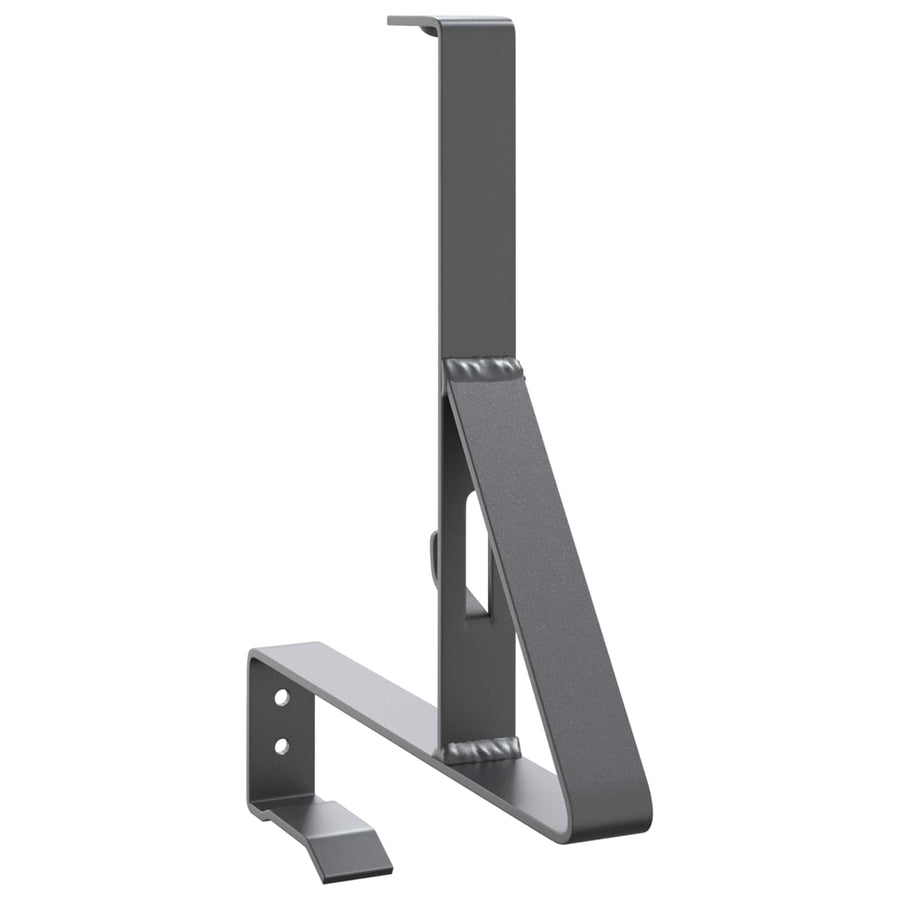 Sneeuwbeveiligingsteun 2 pcs Antraciet 29,5 x 3 x 34,5 cm Staal