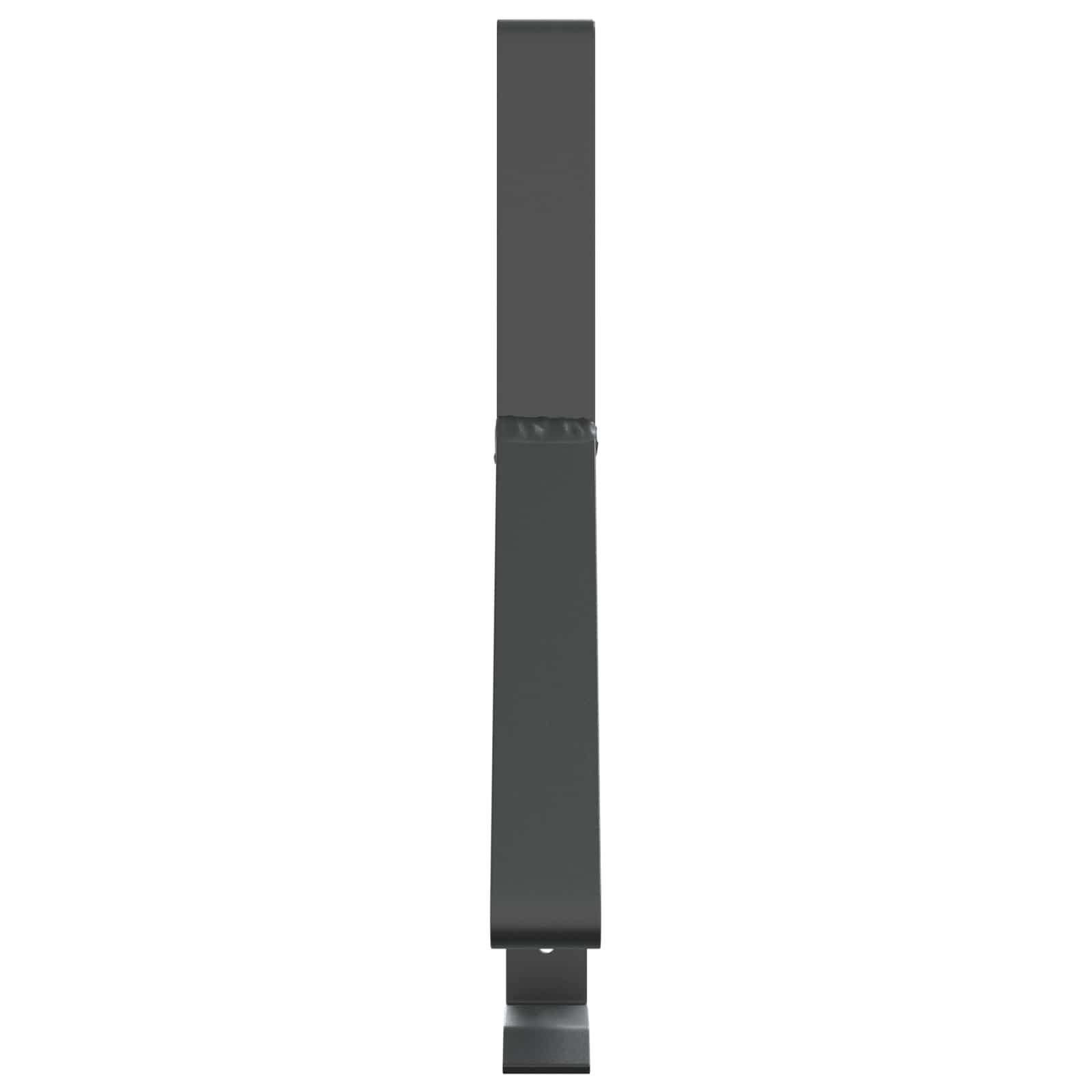 Sneeuwbeveiligingsteun 2 pcs Antraciet 29,5 x 3 x 34,5 cm Staal