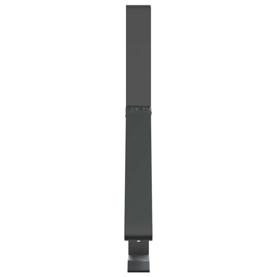 Sneeuwbeveiligingsteun 2 pcs Antraciet 29,5 x 3 x 34,5 cm Staal