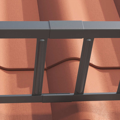 Dak sneeuwbeugel Antraciet 1200 x 2,5 x 20 cm Staal