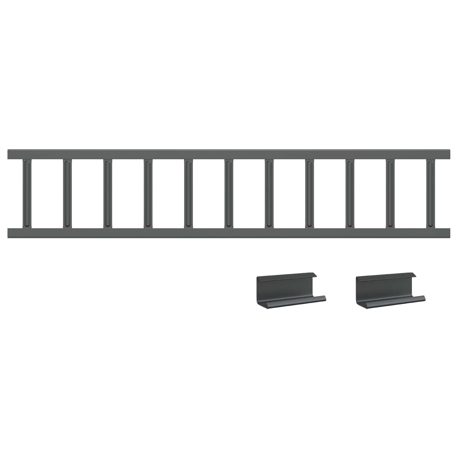 Dak sneeuwbeugel Antraciet 1200 x 2,5 x 20 cm Staal