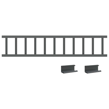 Dak sneeuwbeugel Antraciet 1200 x 2,5 x 20 cm Staal