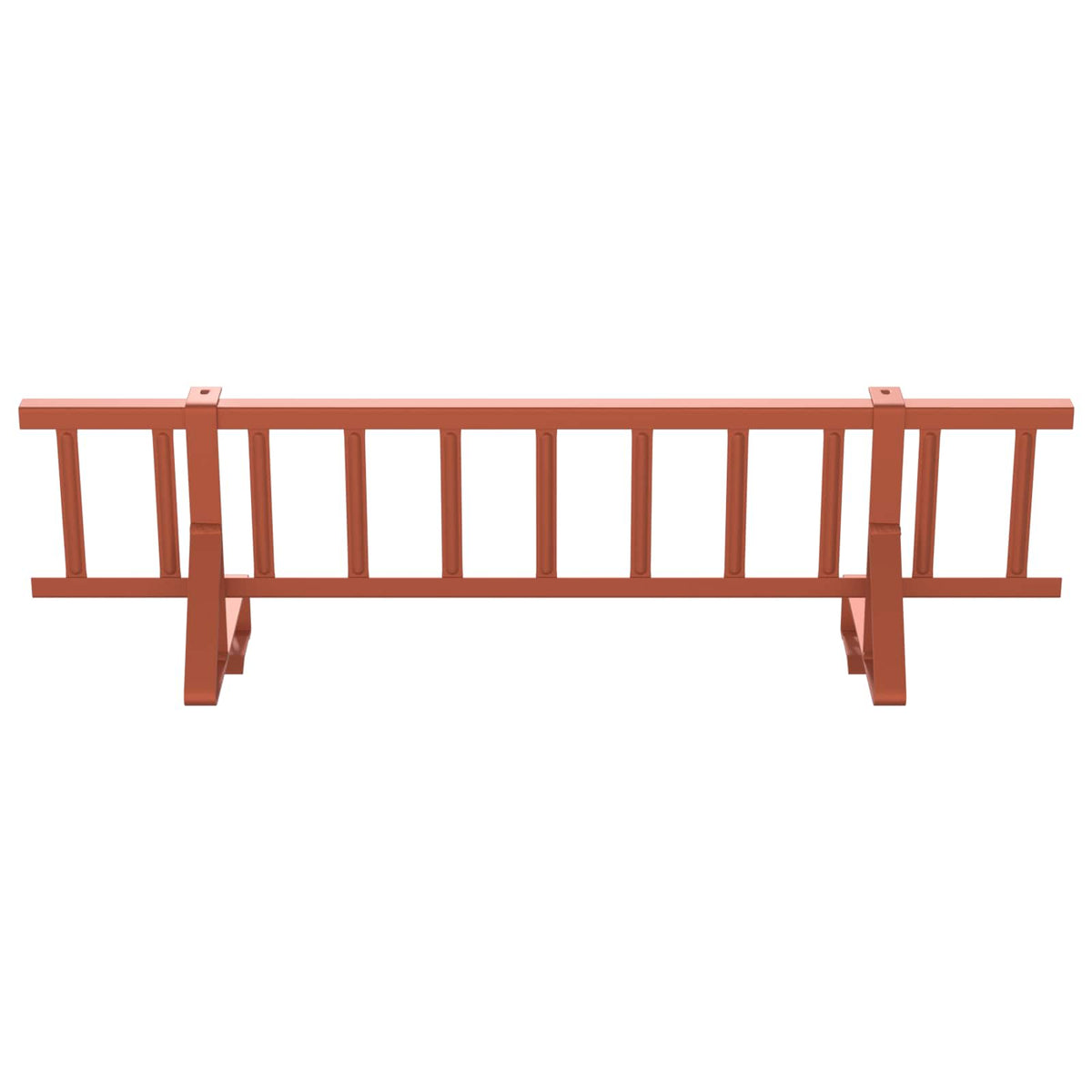 Dak sneeuwbeugel Rood 100 x 29,5 x 34,5 cm Staal