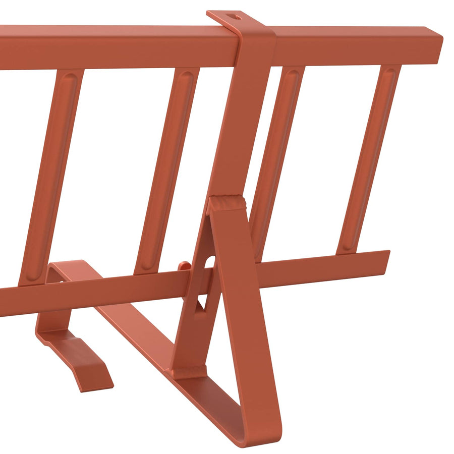 Dak sneeuwbeugel Rood 800 x 29,5 x 34,5 cm Staal