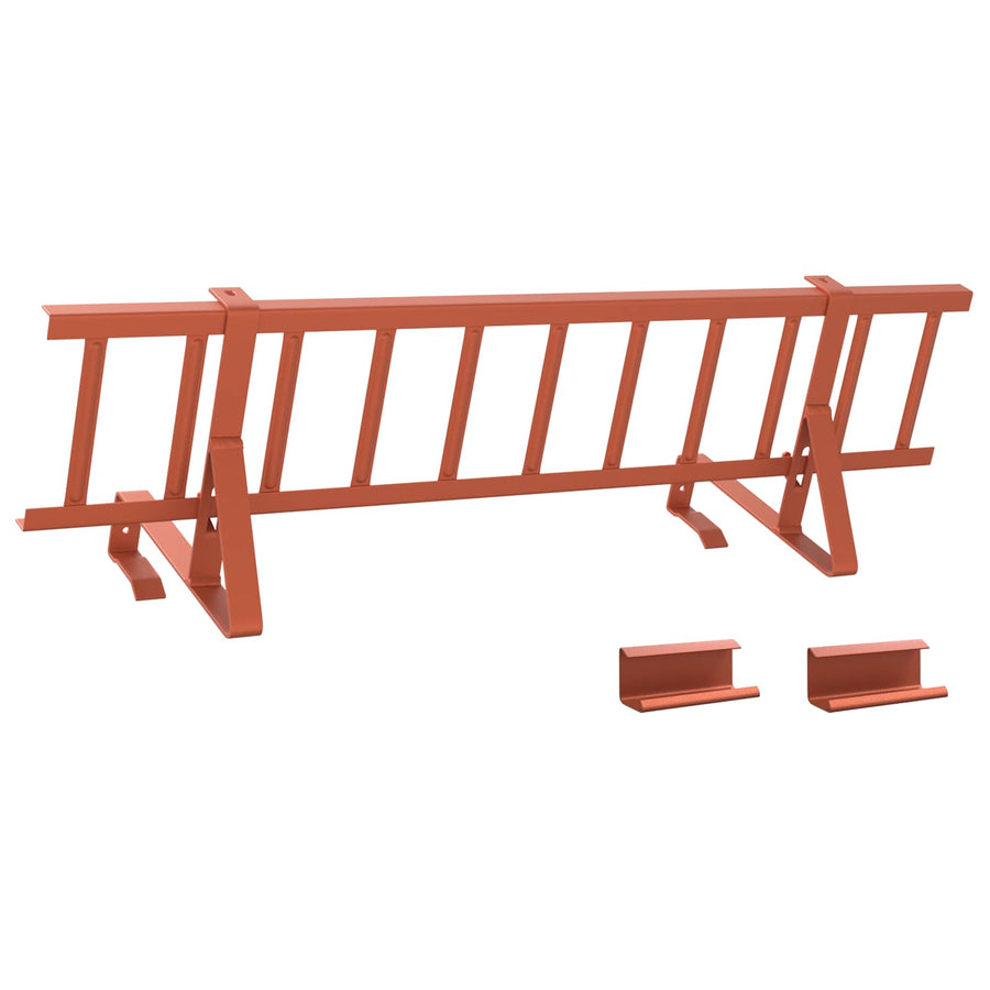 Dak sneeuwbeugel Rood 800 x 29,5 x 34,5 cm Staal