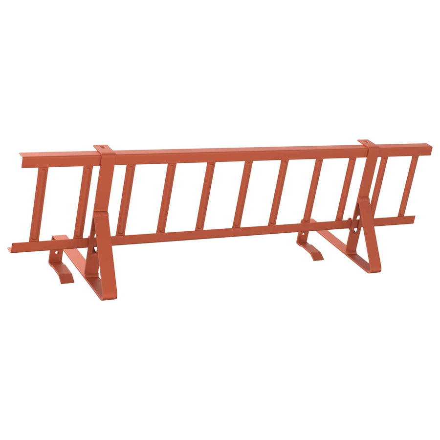 Dak sneeuwbeugel Rood 800 x 29,5 x 34,5 cm Staal