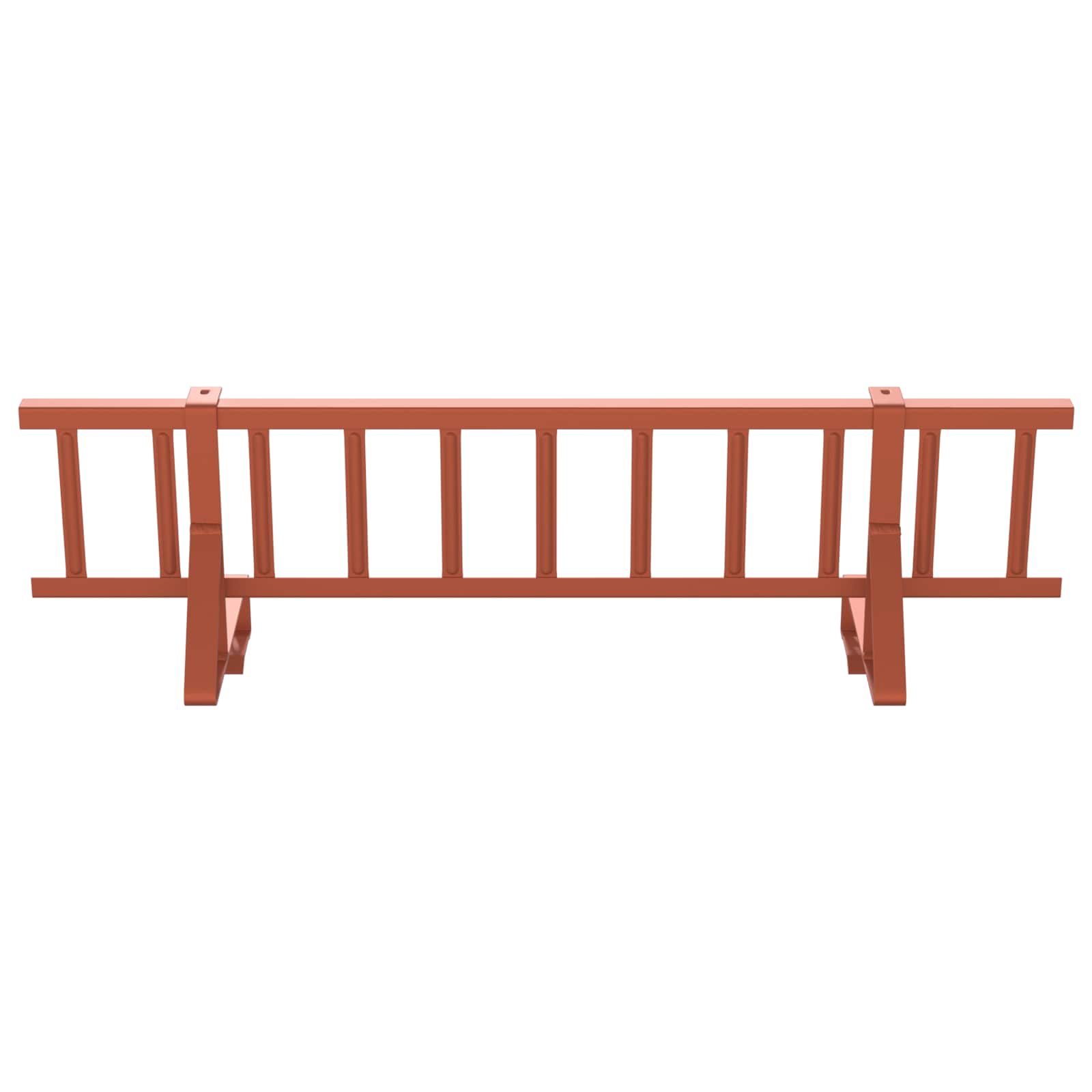Dak sneeuwbeugel Rood 800 x 29,5 x 34,5 cm Staal