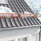 Dak sneeuwbeugel 300 cm staal rood