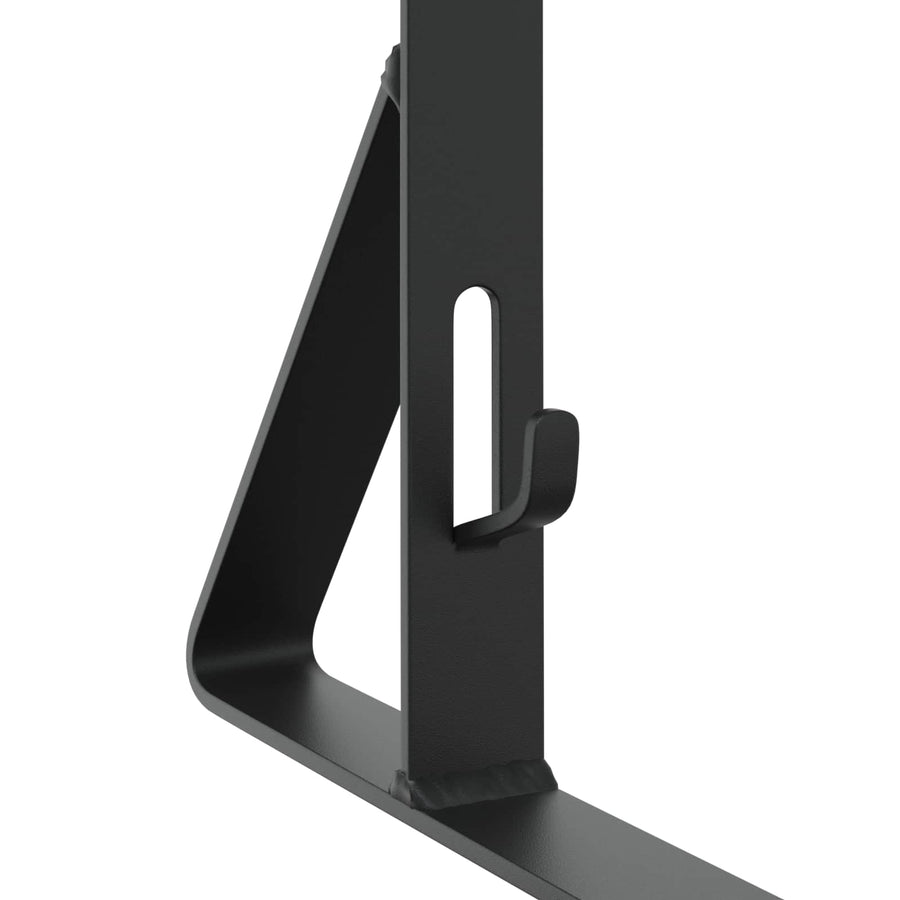 Sneeuwbeveiligingsteun 12 pcs Zwart 29,5 x 3 x 34,5 cm Staal