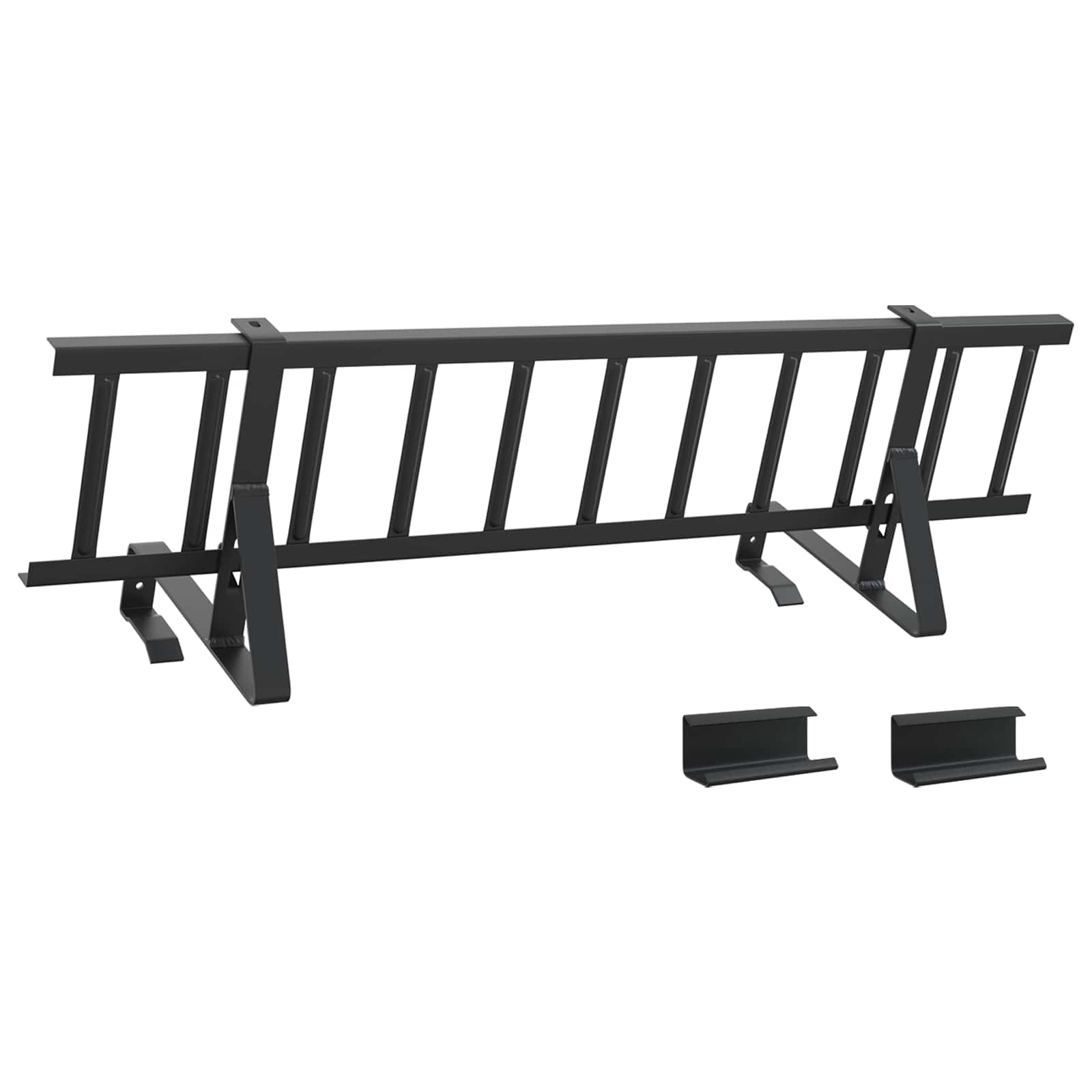 Dak sneeuwbeugel Zwart 800 x 29,5 x 34,5 cm Staal