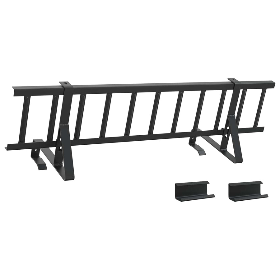Dak sneeuwbeugel Zwart 800 x 29,5 x 34,5 cm Staal