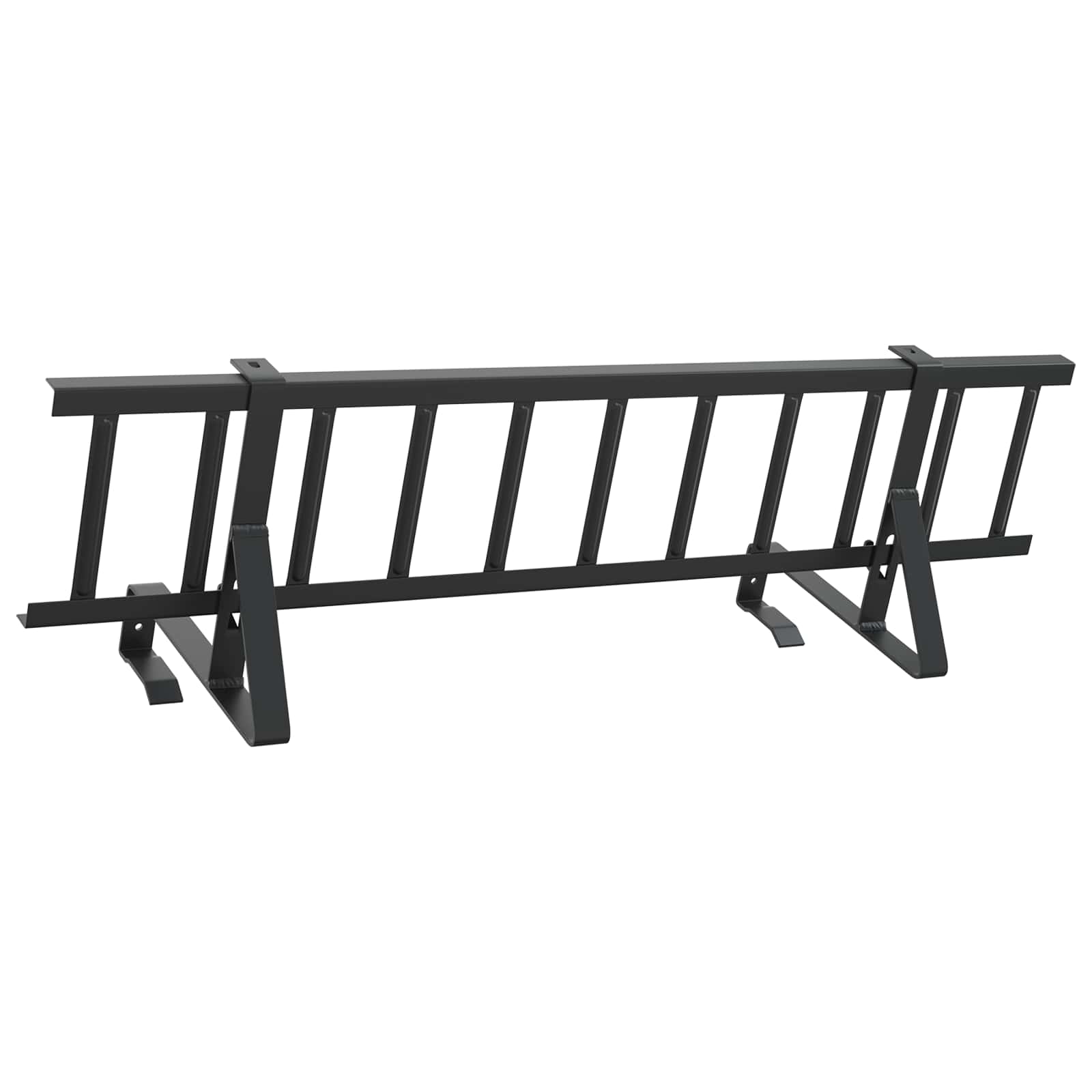 Dak sneeuwbeugel Zwart 800 x 29,5 x 34,5 cm Staal