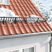 Dak sneeuwbeugel 300 cm staal zwart