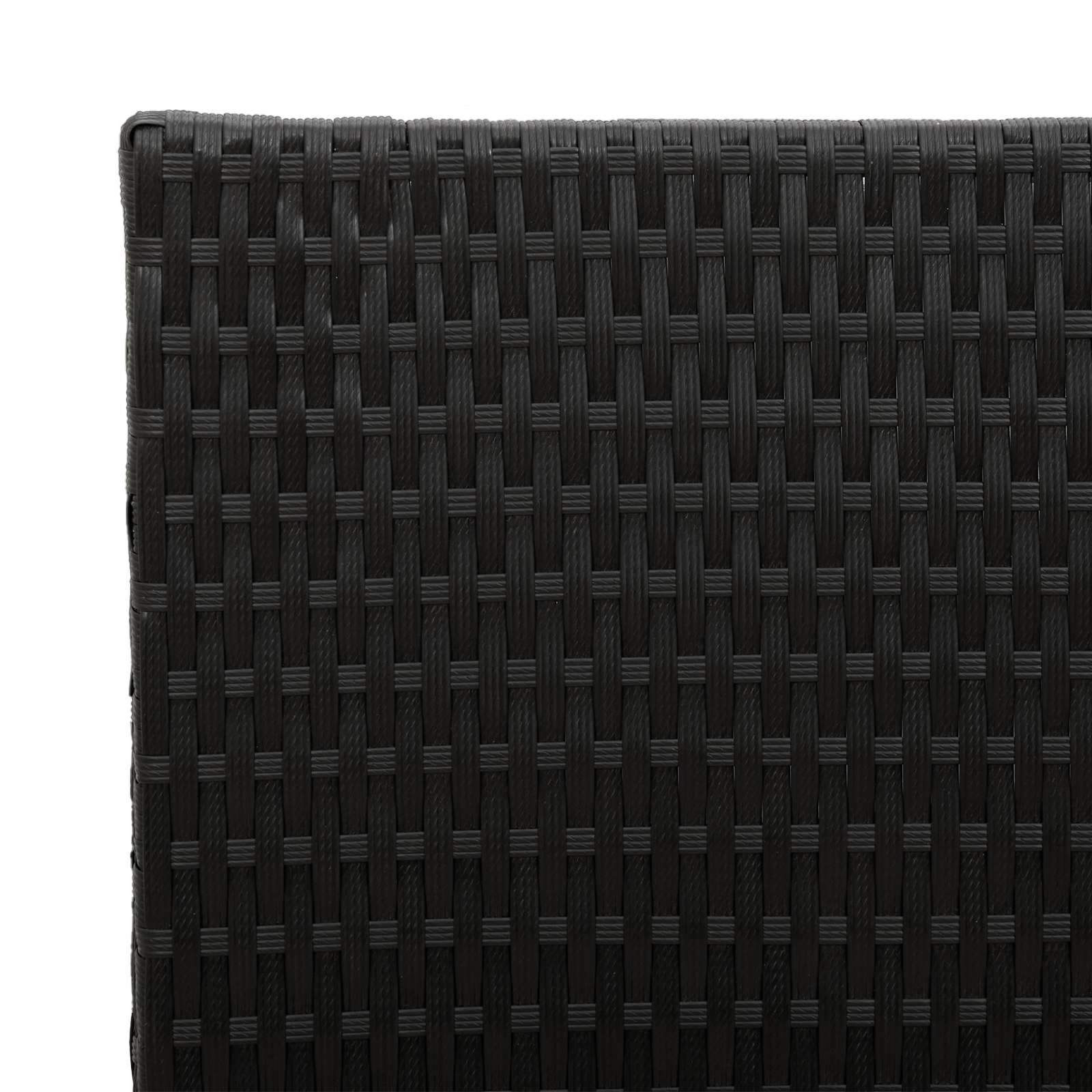 Hoge Plantenbak Zwart 55 x 22 x 70 cm polyrattan