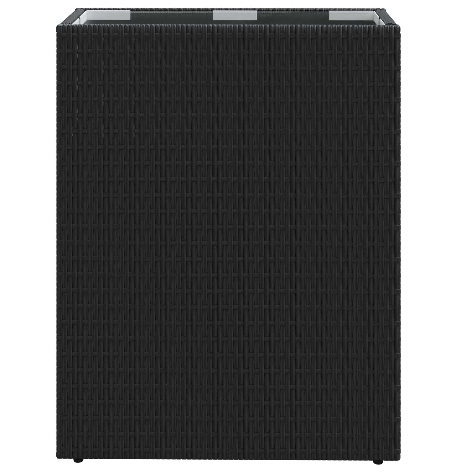 Hoge Plantenbak Zwart 55 x 22 x 70 cm polyrattan