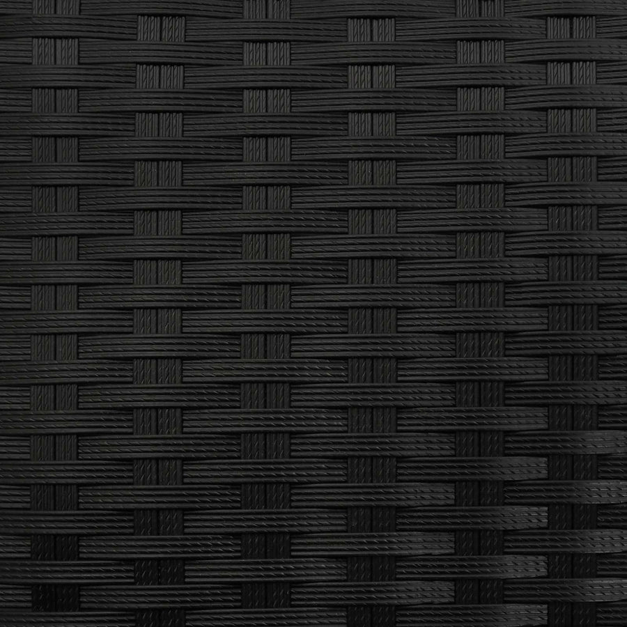 Hoge Plantenbak Zwart 55 x 22 x 70 cm polyrattan
