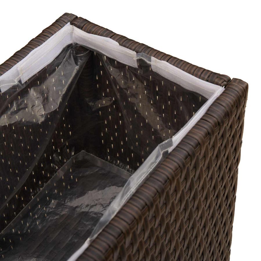 Hoge Plantenbak 55 x 22 x 70 cm Ja
