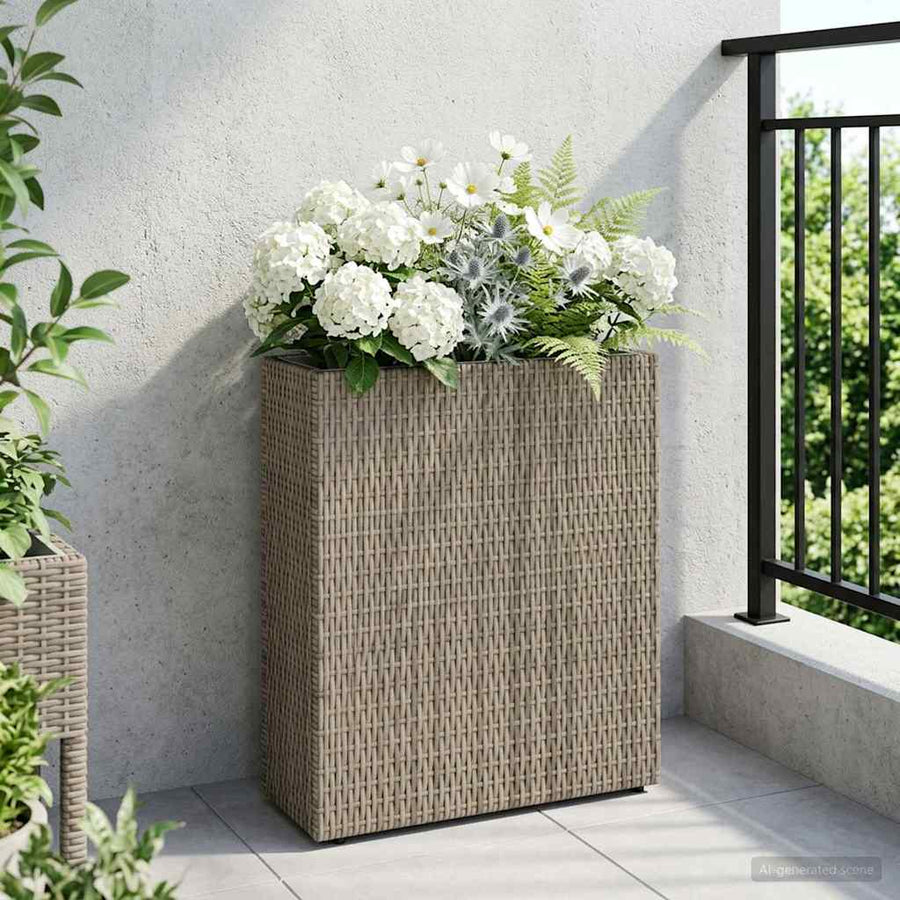 Hoge Plantenbak 55 x 22 x 70 cm Ja