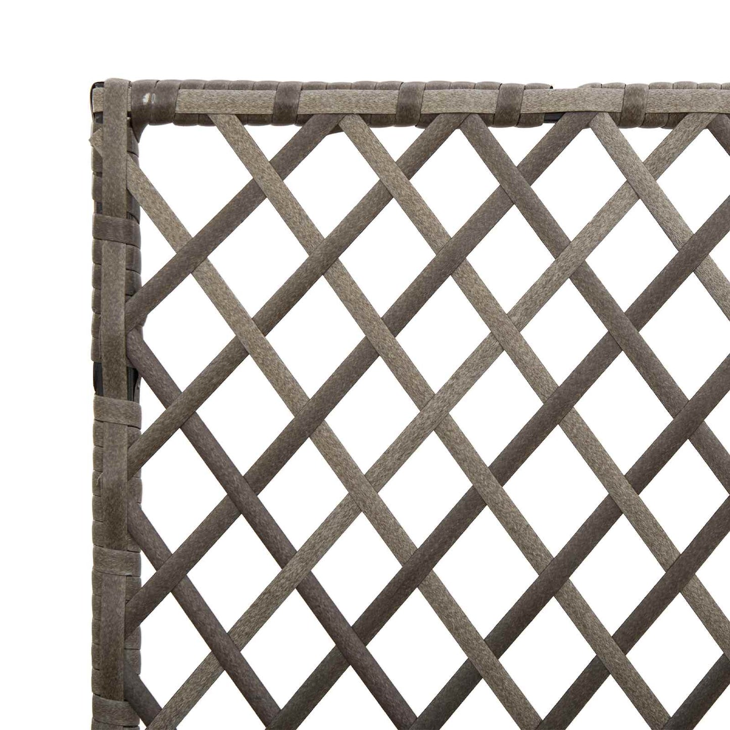Tuindruppel met Trellis Grijs 70 x 30 x 135 cm poly rattan