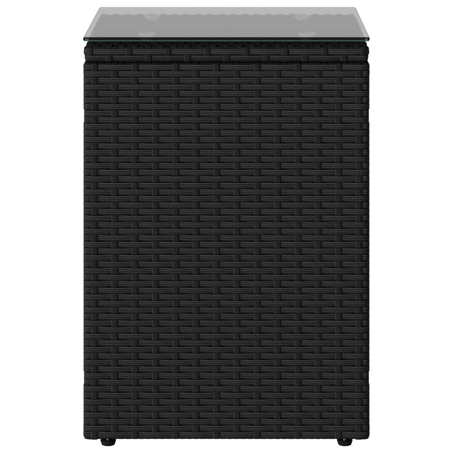 Bijzettafel Zwart 35 x 35 x 70 cm poly rattan