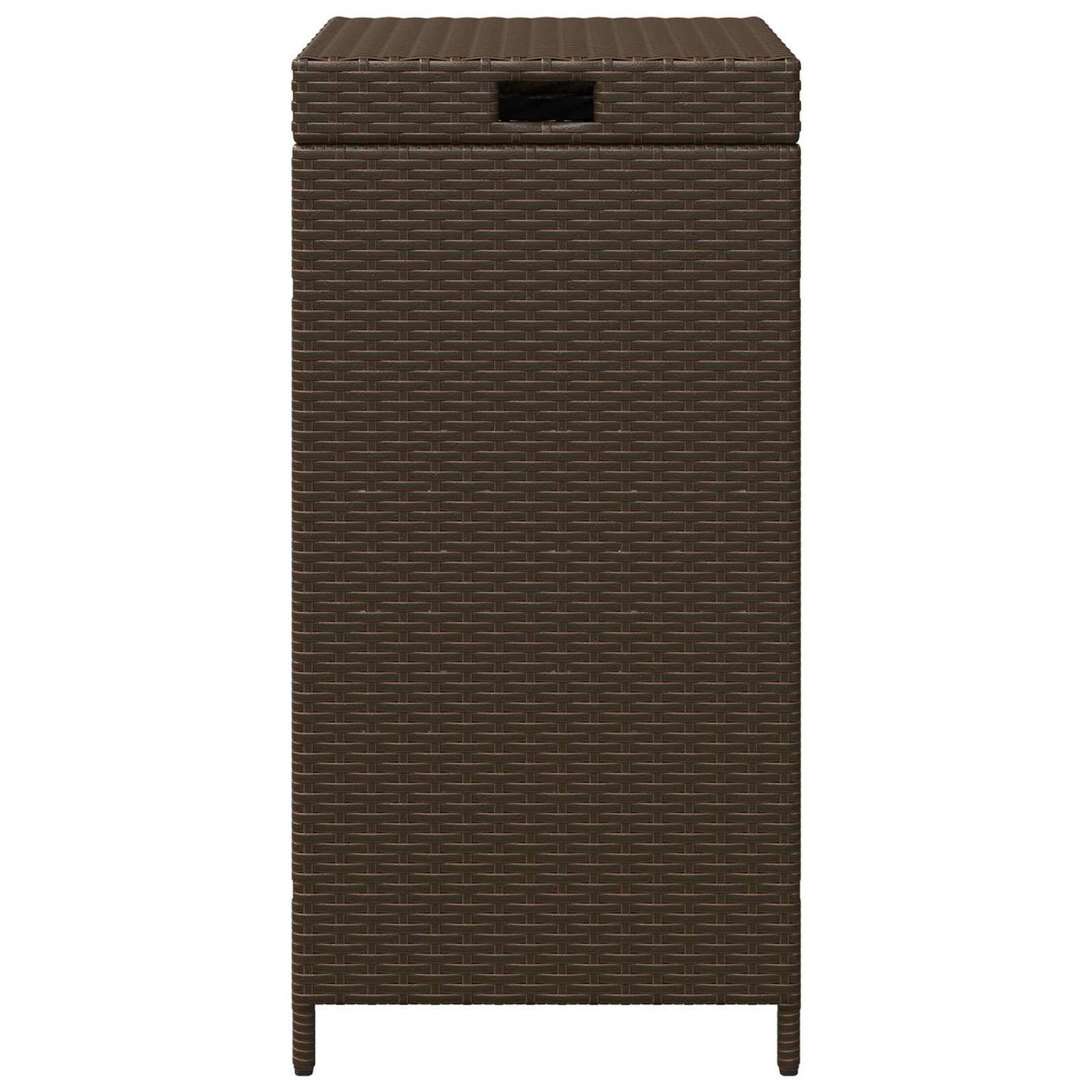 Buiten Afvalbak Bruin 40 x 40 x 80 cm poly rattan